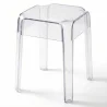 Tabouret Bas Transparent - 47cm - Victoria Queen image 7