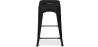 Tabouret de bar design industriel - acier mat - 60cm - Stylix image 7