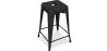 Tabouret de bar design industriel - acier mat - 60cm - Stylix image 7