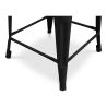 Tabouret de bar design industriel - acier mat - 60cm - Stylix image 7