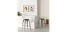Tabouret de bar avec dossier design industriel - 60cm - Stylix image 7