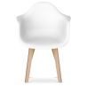 Chaise de salle à manger avec accoudoirs - Style scandinave - Dominic image 7