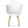Chaise de salle à manger avec accoudoirs - Style scandinave - Dominic image 7