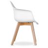Chaise de salle à manger avec accoudoirs - Style scandinave - Dominic image 7