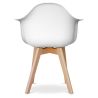 Chaise de salle à manger avec accoudoirs - Style scandinave - Dominic image 7