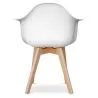 Chaise de salle à manger avec accoudoirs - Style scandinave - Dominic image 7