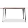 Table à manger rectangulaire - Industrielle - Bois - Tawny image 7