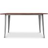 Table à manger rectangulaire - Industrielle - Bois - Tawny image 7