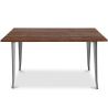 Table à manger rectangulaire - Industrielle - Bois - Tawny image 7