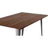 Table à manger rectangulaire - Industrielle - Bois - Tawny image 7