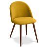 Chaise de salle à manger - Tapissée en tissu - Style scandinave - Evelyne image 7