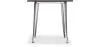 Table à manger carrée - Design industriel - Bois et métal - Stylix image 7