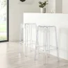 Tabouret Design Transparent - 65cm - Victoria Queen image 7