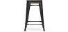 Tabouret de Bar - Design Industriel - Bois et Acier - 60cm -Stylix image 7
