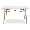 Table rectangulaire pour salle à manger - Design scandinave - Bois - Deswick image 7