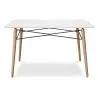 Table rectangulaire pour salle à manger - Design scandinave - Bois - 110 x 80 cm image 7