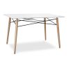 Table rectangulaire pour salle à manger - Design scandinave - Bois - Deswick image 7