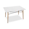 Table rectangulaire pour salle à manger - Design scandinave - Bois - Deswick image 7