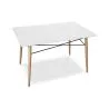 Table rectangulaire pour salle à manger - Design scandinave - Bois - 110 x 80 cm image 7