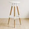 Tabouret de bar en bois - Design scandinave - Matu image 7
