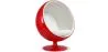Fauteuil design boule - Revêtu de similicuir - Baller image 7