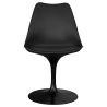 Chaise de salle à manger - Chaise pivotante noire - Tulip image 7
