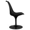 Chaise de salle à manger - Chaise pivotante noire - Tulip image 7