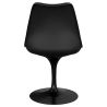 Chaise de salle à manger - Chaise pivotante noire - Tulip image 7
