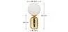 Lampe de table - Lampe de salon - Design globe - Party image 7