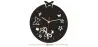 Horloge murale Papillons et Fleurs image 7