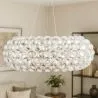 Lampe de Plafond - Lampe Suspendue Boules de Cristal - 50cm - Savoni image 7