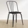 Chaise de salle à manger - Style industriel - Bois et métal - Lillor image 7