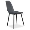Chaise de salle à manger - Tapissée de tissu - Faby image 7