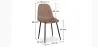 Chaise de salle à manger - Tapissée en simili cuir - Faby image 7
