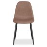 Chaise de salle à manger - Tapissée en simili cuir - Faby image 7