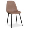Chaise de salle à manger - Tapissée en simili cuir - Faby image 7