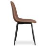 Chaise de salle à manger - Tapissée en simili cuir - Faby image 7