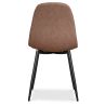 Chaise de salle à manger - Tapissée en simili cuir - Faby image 7