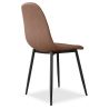 Chaise de salle à manger - Tapissée en simili cuir - Faby image 7