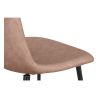 Chaise de salle à manger - Tapissée en simili cuir - Faby image 7