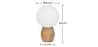 Lampe de Table - Lampe de Salon Design Scandinave - Globe - Blum image 7