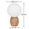 Lampe de Table - Lampe de Salon Design Scandinave - Globe - Blum image 7