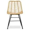 Chaise de salle à manger en rotin - Style Boho - Mia image 7