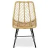 Chaise de salle à manger en rotin - Style Boho - Mia image 7