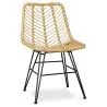 Chaise de salle à manger en rotin - Style Boho - Mia image 7