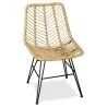 Chaise de salle à manger en rotin - Style Boho - Mia image 7