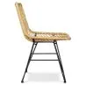 Chaise de salle à manger en rotin - Style Boho - Mia image 7