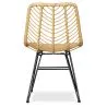 Chaise de salle à manger en rotin - Style Boho - Mia image 7