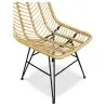 Chaise de salle à manger en rotin - Style Boho - Mia image 7