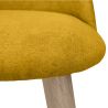 Chaise de salle à manger - Tapissée en tissu - Style scandinave - Evelyne image 7
